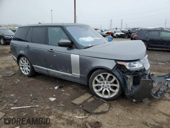 2017 Land Rover Range Rover с VIN SALGS2FE9HA335215, выставлен на аукционе Copart как лот 47974405 с пробегом 120 235 миль миль и Списание • Salvage title. История ставок и продаж доступна на DreamBid. Изображение 4.