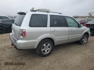2008 Honda Pilot SE z VIN 5FNYF28378B005821, wystawiony jako Copart lot #49453655 z przebiegiem 200 804 mil mil oraz Szkoda całkowita • Salvage title. Historia ofert i sprzedaży dostępna na DreamBid. Obrazek 3.