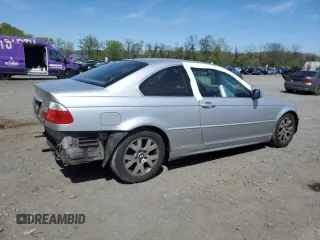 2000 BMW 3 Series 323Ci with VIN WBABM3345YJN83679, listed as a Copart auction lot 54029145 with 165,327 mi miles and Salvage Title. Bid and sale history available at DreamBid. Image 3.