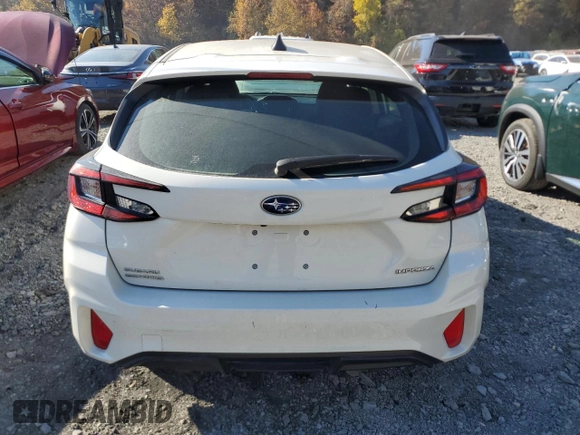 2024 Subaru Impreza with VIN JF1GUABC3R8274555, listed as a Copart auction lot 77147544 with 2,814 mi miles and Salvage Title. Bid and sale history available at carsss.com. Image 6.