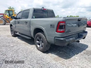 2020 Ram 1500 Big Horn with VIN 1C6SRFFT4LN381627, listed as a IAAI auction lot 42264437 with 43,833 mi miles and . Bid and sale history available at DreamBid. Image 3.