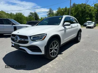 2020 Mercedes-Benz GLC 300 z VIN WDC0G8EB6LF742144, wystawiony jako Copart lot #57824515 z przebiegiem 104 234 mil mil oraz Tytuł czysty. Historia ofert i sprzedaży dostępna na DreamBid. Obrazek 1.