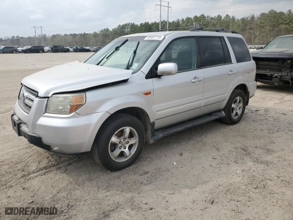 2006 Honda Pilot EX-L with RES with VIN 2HKYF18616H506464, listed as a Copart auction lot 48907775 with 175,221 mi miles and Salvage Title. Bid and sale history available at carsss.com. Image 1.