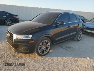 2016 Audi Q3 Premium Plus with VIN WA1EFCFS2GR012956, listed as a Copart auction lot 77747174 with 14,411 mi miles and Salvage Title. Bid and sale history available at carsss.com. Image 1.
