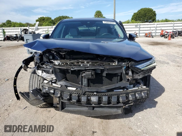 2023 Acura MDX w/Technology Package with VIN 5J8YD9H47PL006004, listed as a Copart auction lot 75084894 with 10,988 mi miles and Salvage Title. Bid and sale history available at carsss.com. Image 5.
