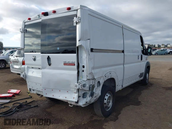 2017 Ram ProMaster Cargo with VIN 3C6TRVAG4HE546435, listed as a IAAI auction lot 41677520 with 163,671 mi miles and . Bid and sale history available at DreamBid. Image 4.