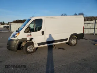 2021 Ram ProMaster Cargo with VIN 3C6LRVVG8ME547222, listed as a Copart auction lot 51192625 with 81,295 mi miles and Salvage Title. Bid and sale history available at carsss.com. Image 1.
