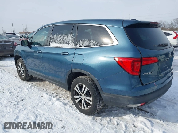 2017 Honda Pilot EX-L with VIN 5FNYF6H55HB005809, listed as a IAAI auction lot 41588106 with 110,197 mi miles and . Bid and sale history available at DreamBid. Image 3.