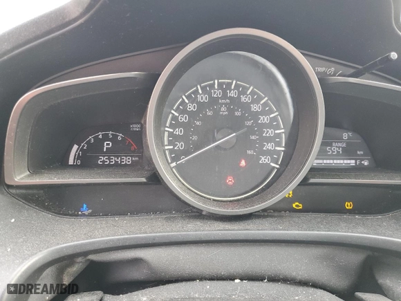 2017 Mazda Mazda3 4-Door Sport with VIN 3MZBN1U77HM134291, listed as a Copart auction lot 80111854 with 253,438 mi miles and Salvage Title. Bid and sale history available at carsss.com. Image 9.