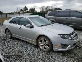 2010 Ford Fusion SPORT with VIN 3FAHP0KC6AR192215, listed as a Copart auction lot 50125045 with 132,125 mi miles and Salvage Title. Bid and sale history available at carsss.com. Image 4.