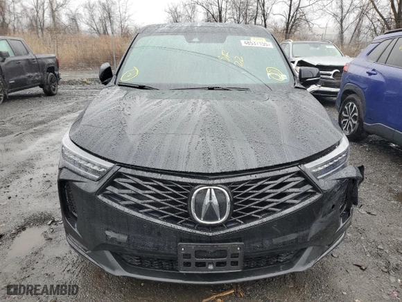 2025 Acura RDX w/A-Spec Pkg with VIN 5J8TC2H66SL000192, listed as a Copart auction lot 48537155 with 2,941 mi miles and Salvage Title. Bid and sale history available at carsss.com. Image 5.