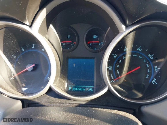 2014 Chevrolet Cruze LS with VIN 1G1PA5SH1E7171908, listed as a IAAI auction lot 40688244 with 96,643 mi miles. Bid and sale history available at carsss.com. Image 7.