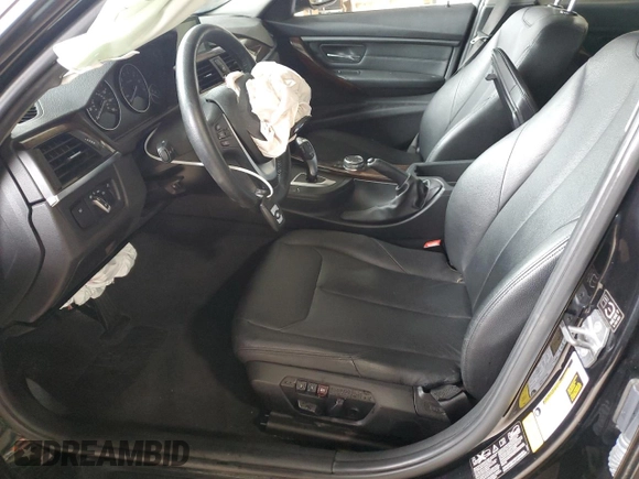 2015 BMW 3 Series 328i xDrive with VIN WBA3B5G51FNS15689, listed as a Copart auction lot 57983565 with Not provided miles and Salvage title. Bid and sale history available at DreamBid. Image 7.