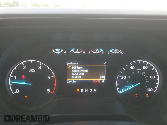 2024 Ford F-350 XL with VIN 1FT8W3DT4RED83562, listed as a Copart auction lot 54500415 with 32,691 mi miles and Salvage Title. Bid and sale history available at DreamBid. Image 9.