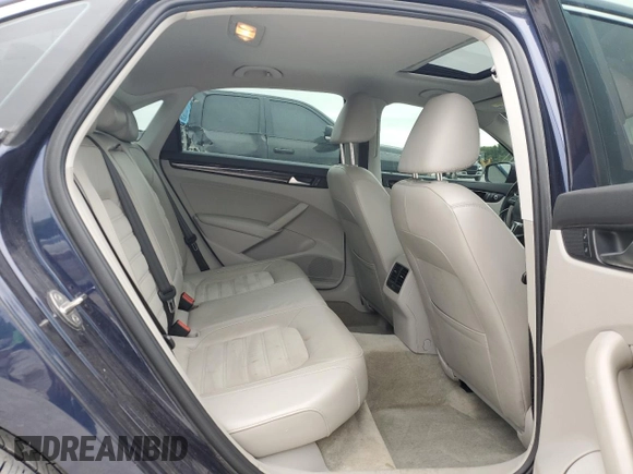 2015 Volkswagen Passat SEL Premium with VIN 1VWCV7A34FC051649, listed as a Copart auction lot 57794895 with 159,824 mi miles and Salvage title. Bid and sale history available at DreamBid. Image 11.