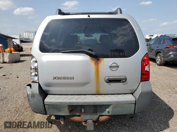 2006 Nissan Xterra S with VIN 5N1AN08W86C549561, listed as a Copart auction lot 53955355 with 172,058 mi miles and Salvage title. Bid and sale history available at DreamBid. Image 6.
