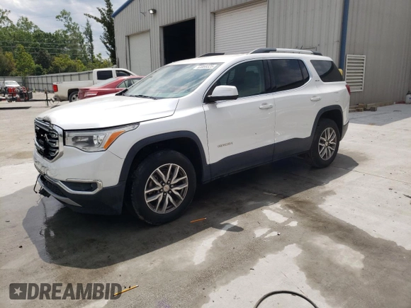 2017 GMC Acadia SLE with VIN 1GKKNLLS0HZ180424, listed as a Copart auction lot 53069325 with 158,493 mi miles and Salvage title. Bid and sale history available at DreamBid. Image 1.