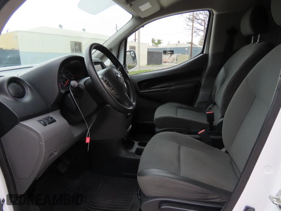2021 Nissan NV200 S with VIN 3N6CM0KN0MK692413, listed as a Copart auction lot 59012595 with 41,134 mi miles and Salvage title. Bid and sale history available at DreamBid. Image 9.
