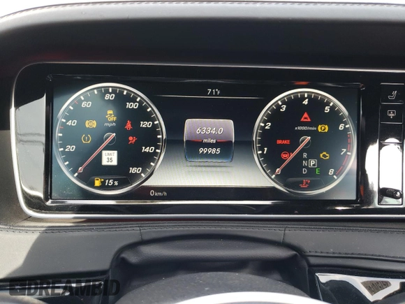 2017 Mercedes-Benz S 550 with VIN WDDUG8CB2HA292173, listed as a Copart auction lot 45757075 with 99,985 mi miles and Salvage Title. Bid and sale history available at carsss.com. Image 9.