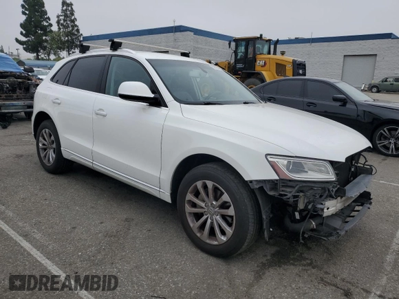 2015 Audi Q5 Premium with VIN WA1CFAFPXFA065733, listed as a Copart auction lot 59793155 with 133,803 mi miles and Salvage title. Bid and sale history available at DreamBid. Image 4.