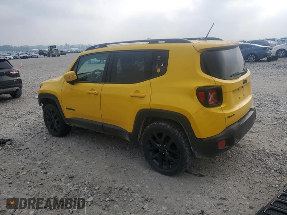 2017 Jeep Renegade Altitude with VIN ZACCJBBH2HPE97762, listed as a Copart auction lot 59161605 with 188,153 mi miles and Clean title. Bid and sale history available at DreamBid. Image 2.