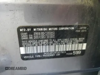 2015 Mitsubishi Lancer ES with VIN JA32U2FU3FU017913, listed as a Copart auction lot 63943325 with 103,788 mi miles and Clean title. Bid and sale history available at DreamBid. Image 12.