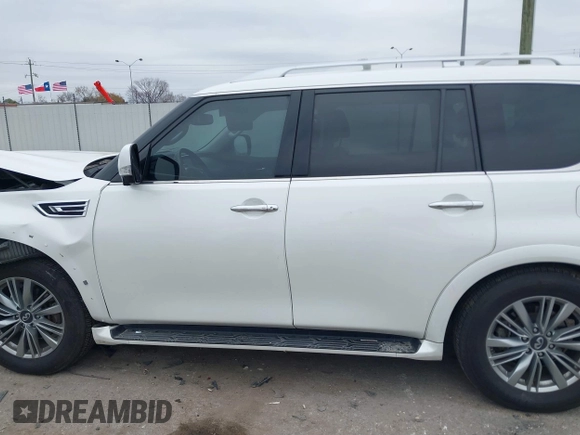 2018 Infiniti QX80 with VIN JN8AZ2NF5J9664640, listed as a IAAI auction lot 41379892 with 93,864 mi miles and . Bid and sale history available at DreamBid. Image 14.