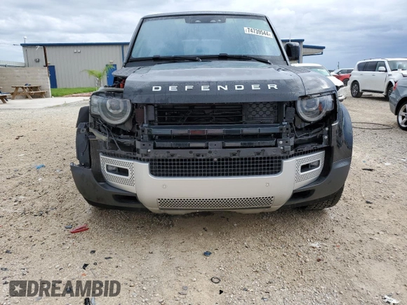 2020 Land Rover Defender HSE with VIN SALE97EU7L2016147, listed as a Copart auction lot 74739544 with 48,825 mi miles and Non repairable. Bid and sale history available at DreamBid. Image 5.