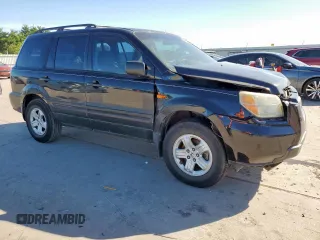 2006 Honda Pilot LX with VIN 5FNYF28116B022402, listed as a Copart auction lot 57600105 with 226,999 mi miles and Salvage title. Bid and sale history available at DreamBid. Image 4.