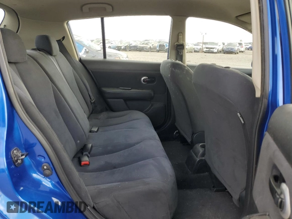 2009 Nissan Versa S with VIN 3N1BC13E19L414565, listed as a Copart auction lot 54275475 with 105,257 mi miles and Salvage Title. Bid and sale history available at DreamBid. Image 10.
