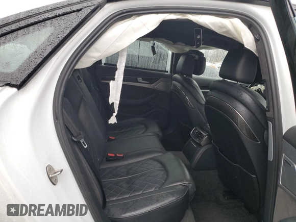 2016 Audi S8 Plus with VIN WUAJ5AFD8GN900070, listed as a Copart auction lot 43043585 with 168,635 mi miles and Salvage Title. Bid and sale history available at carsss.com. Image 10.