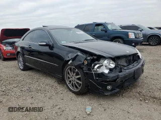 2007 Mercedes-Benz CLK-Class 5.5L with VIN WDBTJ72H47F211102, listed as a Copart auction lot 87902155 with 35,707 mi miles and Salvage Title. Bid and sale history available at carsss.com. Image 4.