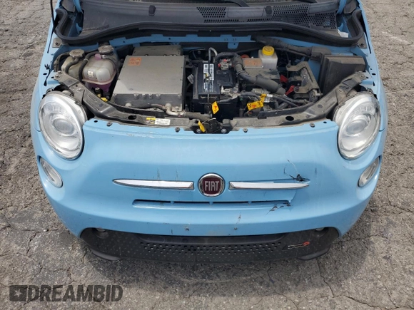 2017 FIAT 500e with VIN 3C3CFFGE9HT561445, listed as a Copart auction lot 65465705 with 59,314 mi miles and Clean title. Bid and sale history available at DreamBid. Image 12.