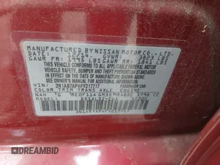 2015 Nissan Sentra SV with VIN 3N1AB7AP4FY217717, listed as a IAAI auction lot 42233221 with 174,320 mi miles and . Bid and sale history available at DreamBid. Image 9.