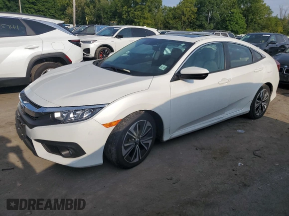2017 Honda Civic Sedan EX-T with VIN 19XFC1F45HE205138, listed as a Copart auction lot 68492574 with 80,797 mi miles and Salvage Title. Bid and sale history available at carsss.com. Image 1.
