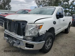 2017 Nissan Titan with VIN 1N6AA1R9XHN528052, listed as a Copart auction lot 55834165 with 183,802 mi miles and Salvage title. Bid and sale history available at DreamBid. Image 1.