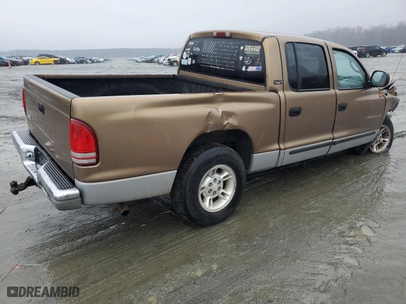 2000 Dodge Dakota Sport with VIN 1B7GL2AN9YS640235, listed as a Copart auction lot 83974074 with 161,896 mi miles and Salvage Title. Bid and sale history available at carsss.com. Image 3.