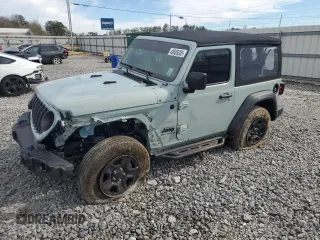 2024 Jeep Wrangler Sport S z VIN 1C4PJXAG4RW313496, wystawiony jako Copart lot #49688305 z przebiegiem 13 304 mil mil oraz Szkoda całkowita • Salvage title. Historia ofert i sprzedaży dostępna na DreamBid. Obrazek 1.