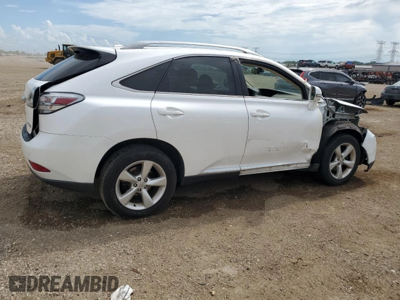 2010 Lexus RX 350 with VIN 2T2BK1BA2AC026228, listed as a Copart auction lot 61838915 with 125,830 mi miles and Salvage title. Bid and sale history available at DreamBid. Image 3.