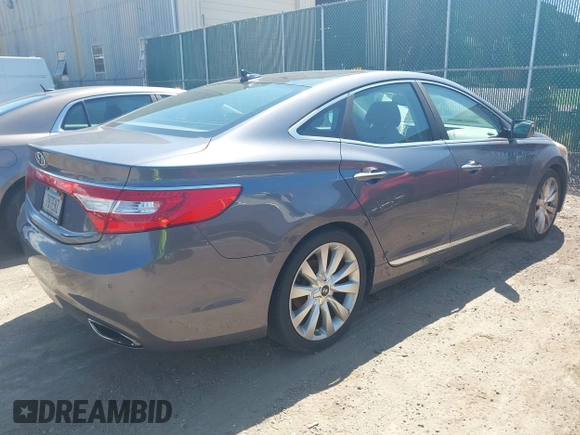 2012 Hyundai Azera with VIN KMHFH4JGXCA174819, listed as a IAAI auction lot 42579424 with 160,896 mi miles and . Bid and sale history available at DreamBid. Image 4.