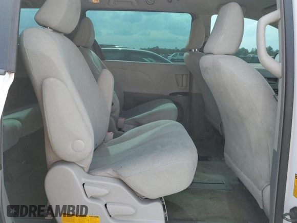 2013 Toyota Sienna L with VIN 5TDZK3DC7DS386989, listed as a Copart auction lot 55105475 with 217,908 mi miles and Salvage title. Bid and sale history available at DreamBid. Image 11.