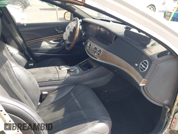 2015 Mercedes-Benz S-Class S 550 with VIN WDDUG8CB4FA094398, listed as a IAAI auction lot 41954289 with 1 mi miles. Bid and sale history available at carsss.com. Image 5.