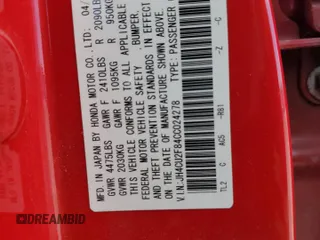 2012 Acura TSX Special Edition с VIN JH4CU2F84CC024278, выставлен на аукционе Copart как лот 51143655 с пробегом 150 978 миль миль и Списание • Salvage title. История ставок и продаж доступна на DreamBid. Изображение 11.