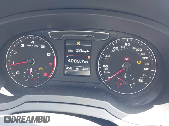 2017 Audi Q3 Premium Plus with VIN WA1HCCFS6HR003457, listed as a IAAI auction lot 42274572 with 54,546 mi miles and . Bid and sale history available at DreamBid. Image 7.