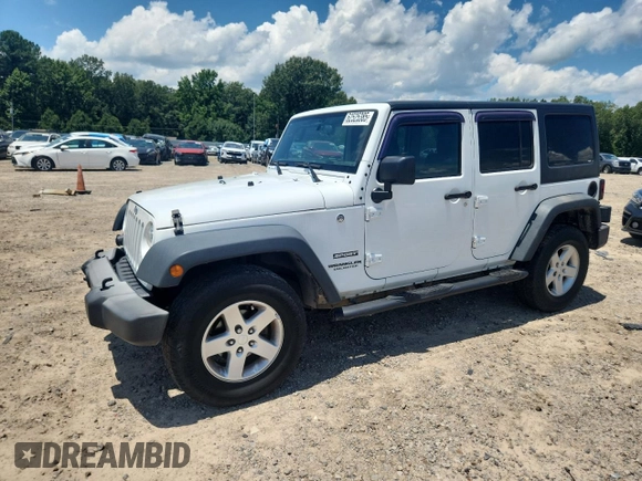 2016 Jeep Wrangler Unlimited Sport with VIN 1C4HJWDG1GL213347, listed as a Copart auction lot 62525385 with 84,852 mi miles and Clean title. Bid and sale history available at DreamBid. Image 1.