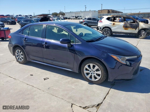 2021 Toyota Corolla LE with VIN JTDEPMAE8MJ158489, listed as a Copart auction lot 48766995 with 83,553 mi miles and Salvage Title. Bid and sale history available at carsss.com. Image 4.