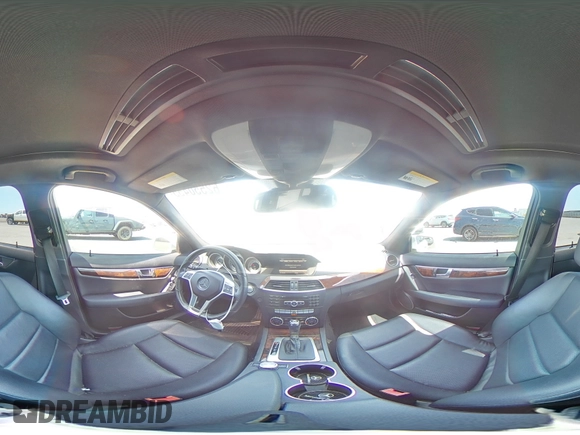 2014 Mercedes-Benz C 250 Sport with VIN WDDGF4HB2EA940916, listed as a Copart auction lot 62550455 with 91,691 mi miles and Salvage title. Bid and sale history available at DreamBid. Image 14.