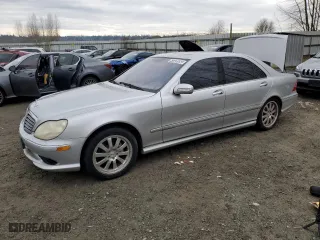 2006 Mercedes-Benz S-Class 5.0L with VIN WDBNG75J66A478095, listed as a Copart auction lot 43328955 with 116,930 mi miles and Clean Title. Bid and sale history available at carsss.com. Image 1.