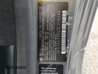 2007 BMW 6 Series M6 z VIN WBSEK93557CY78648, wystawiony jako Copart lot #52179345 z przebiegiem 22 453 mil mil oraz Szkoda całkowita • Salvage title. Historia ofert i sprzedaży dostępna na DreamBid. Obrazek 13.