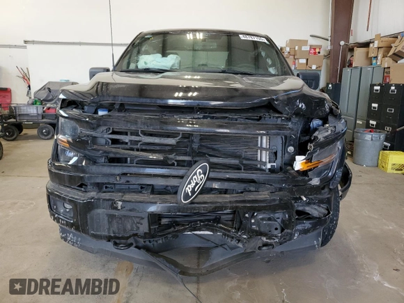 2024 Ford F-150 XLT with VIN 1FTEW3LPXRKD90654, listed as a Copart auction lot 48787155 with 25,677 mi miles and Salvage Title. Bid and sale history available at carsss.com. Image 5.